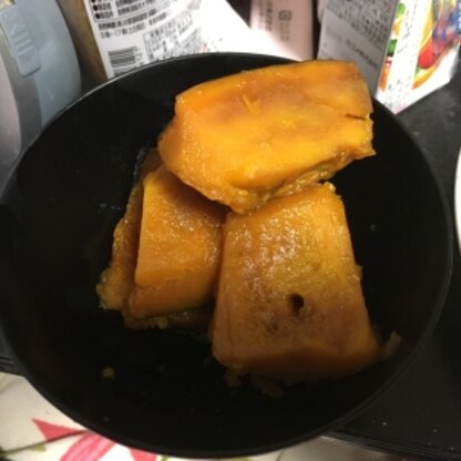 ふらっと南瓜を食べたくなりレシピを参考に作りました。
本当に短時間で出来たので驚いています。